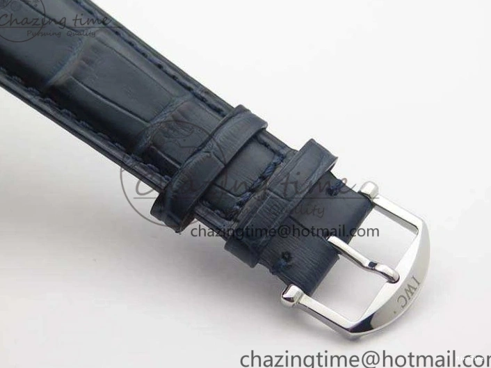 MIROTIME 0701 Portuguese Fa Jones IW544203 SS GSF 1:1 Best Edition White Dial On Leather Strap Trendsetting 7235